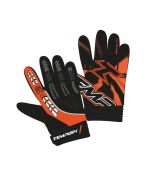 Florbalové brankárske rukavice TEMPISH SENSITIVE orange XL čierno-oranžová
