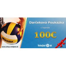 Darčeková poukážka v hodnote 100 EUR