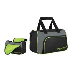 Taška MALA GYM S11 black-dark grey-lime