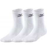Ponožky mizuno training Mid 3p biele