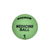 Single gumová, medicinbalová lopta zelený 1kg