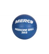 Single gumová, medicinbalová lopta modrá 3kg