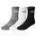 Ponožky mizuno 3p-biele,čierne,šedé