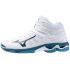 WAVE VOLTAGE MID / White/Sailor Blue/Silver /